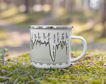 Trail Mug Series - Pacific Crest Trail (PCT) - California North - ENAMEL