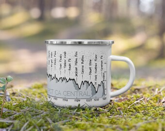 Trail Mug Series - Pacific Crest Trail (PCT) - California Central - ENAMEL