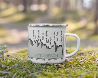 Trail Mug Series - Pacific Crest Trail (PCT) - Oregon - ENAMEL