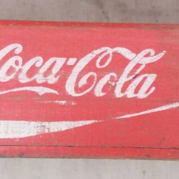 Original Wooden Coca Cola Crate