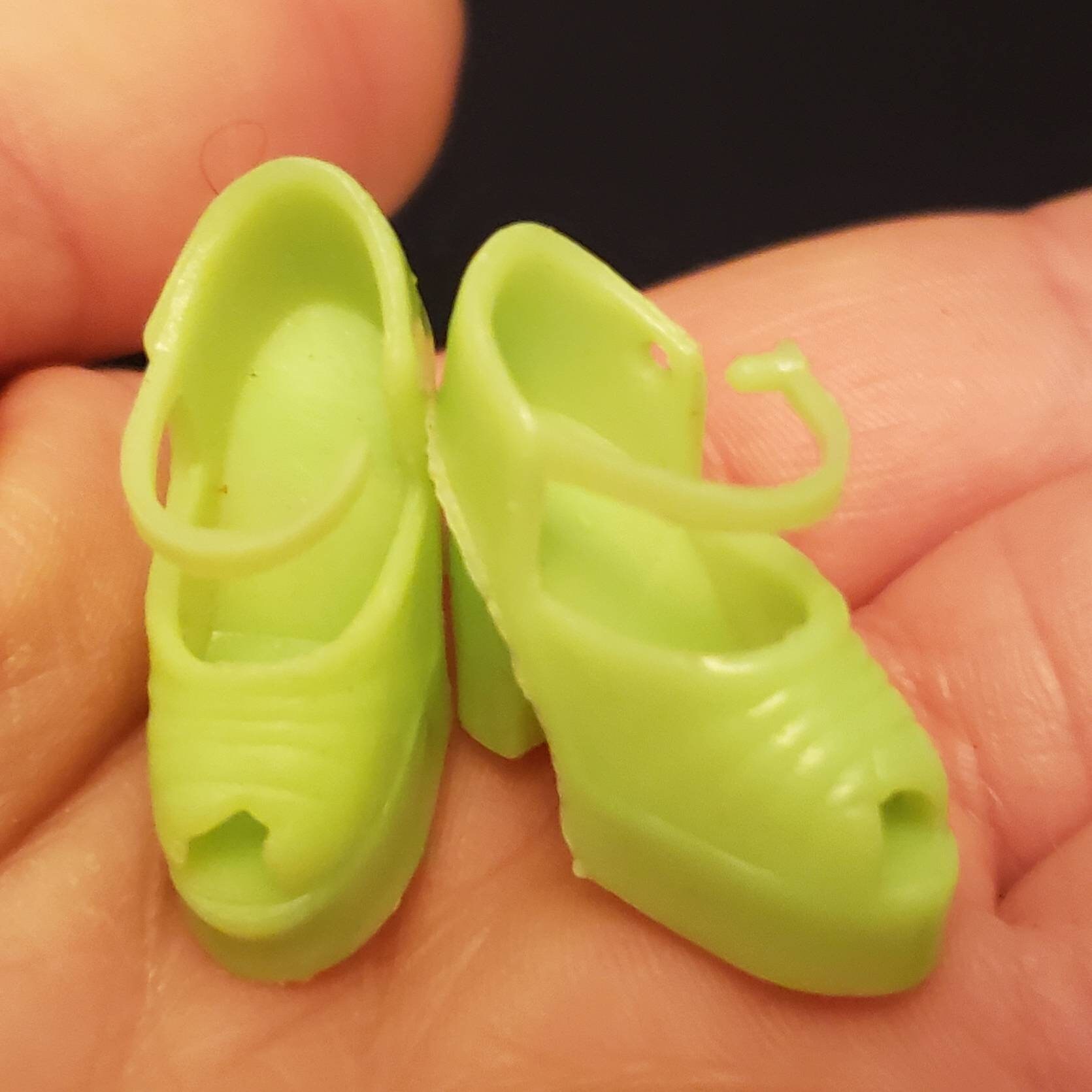 lime green wedge heels