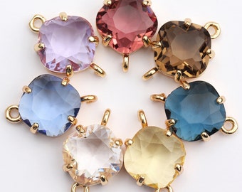 GUFEATHER M438,jewelry accessories,diy bracelet,copper metal,hand made,glass pendant,charms,jewelry making,diy earring,10pcs/lot