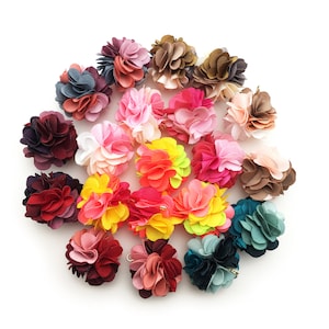 GUFEATHER L184, diametro 2,5 cm, nappa, accessori per gioielli, nappa in tessuto, parti di accessori, creazione di gioielli, pendenti per orecchini fai da te, 10 pezzi/borsa