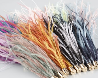 GUFEATHER MA32,jewelry accessories, feather,hand made,charms,diy earring pendant,gifts for her,jewelry making,feather tassel,2pcs/lot