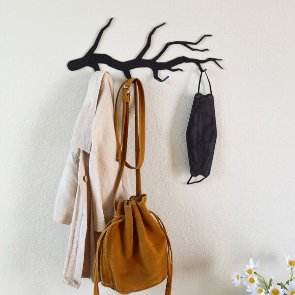 Branch Wall Coat Rack Etsy Canada
