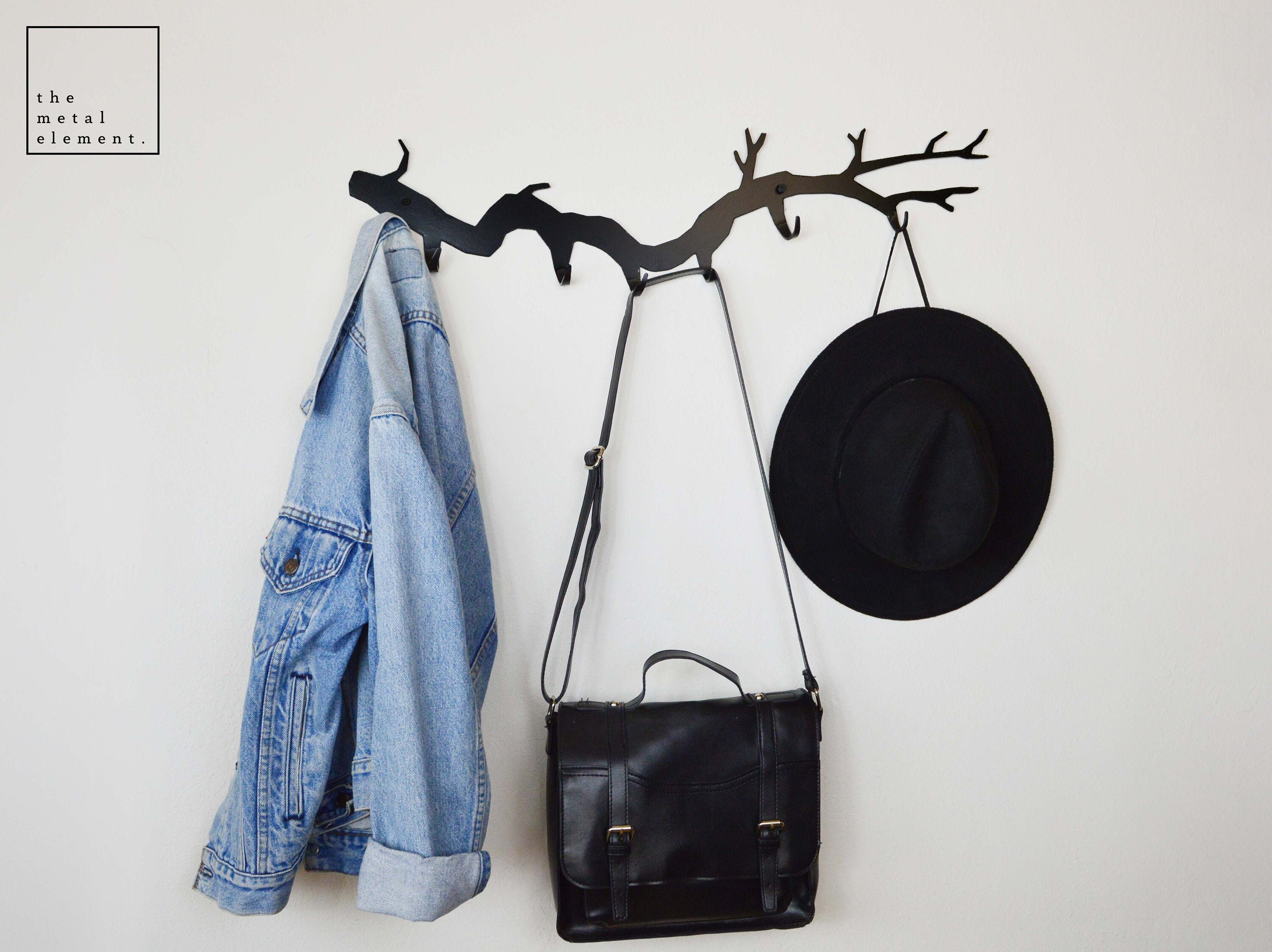 Large Metal Tree Branch Wall Hooks Rack/ Tree Wall Art Metal | Etsy