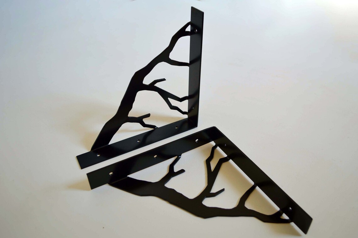 Heavy Duty Metal Shelf Brackets Fireplace Mantel Bracket Etsy