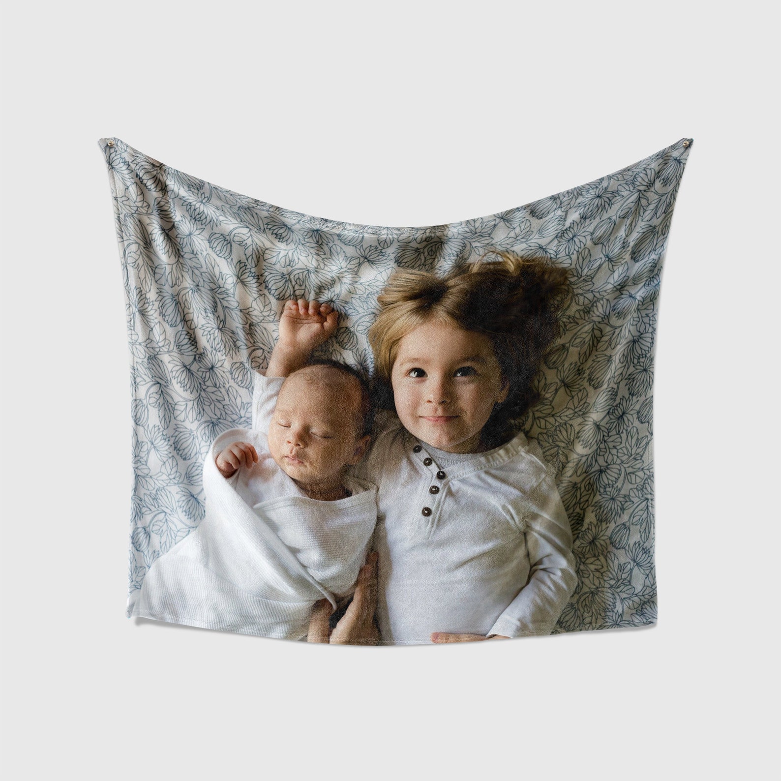 Personalized Photo Blanket Double Sided Custom Photo Throw Etsy