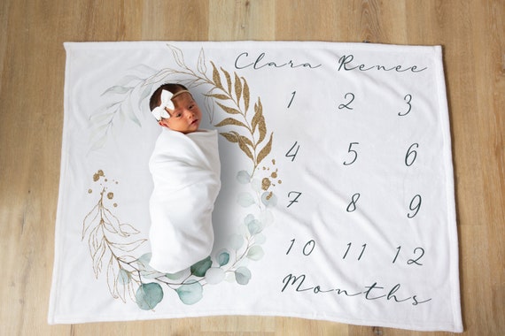 Etsy milestone cheap blanket