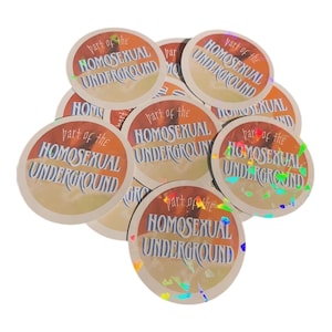 Homosexual Underground Sticker
