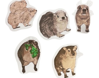 Hyrax Sticker Set