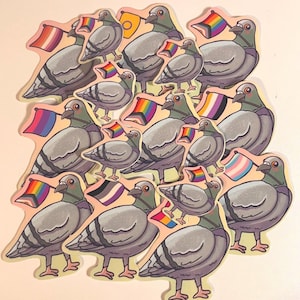 Pride Pigeon Sticker
