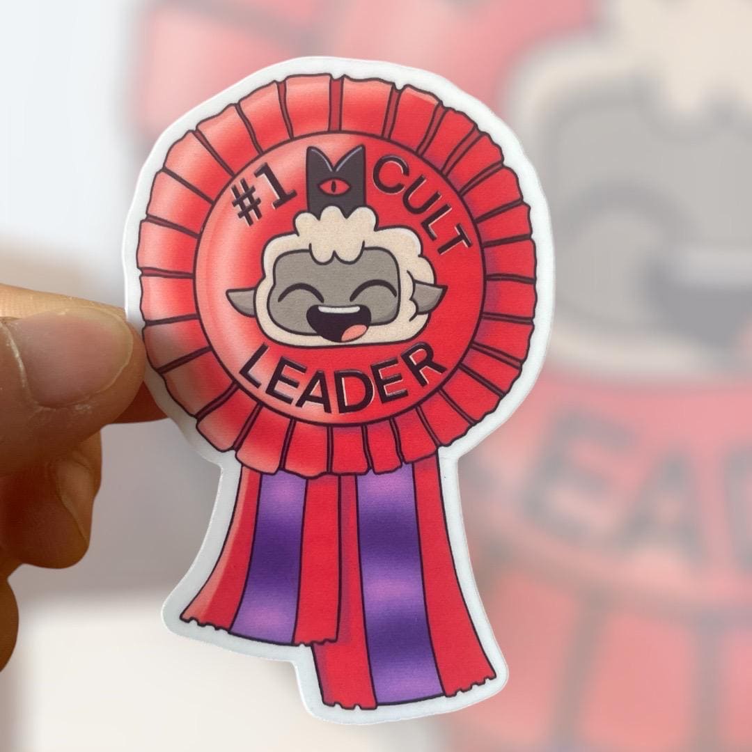 Current Leader Sticker No.1 Cult Leader Vinyl Sticker - Etsy
