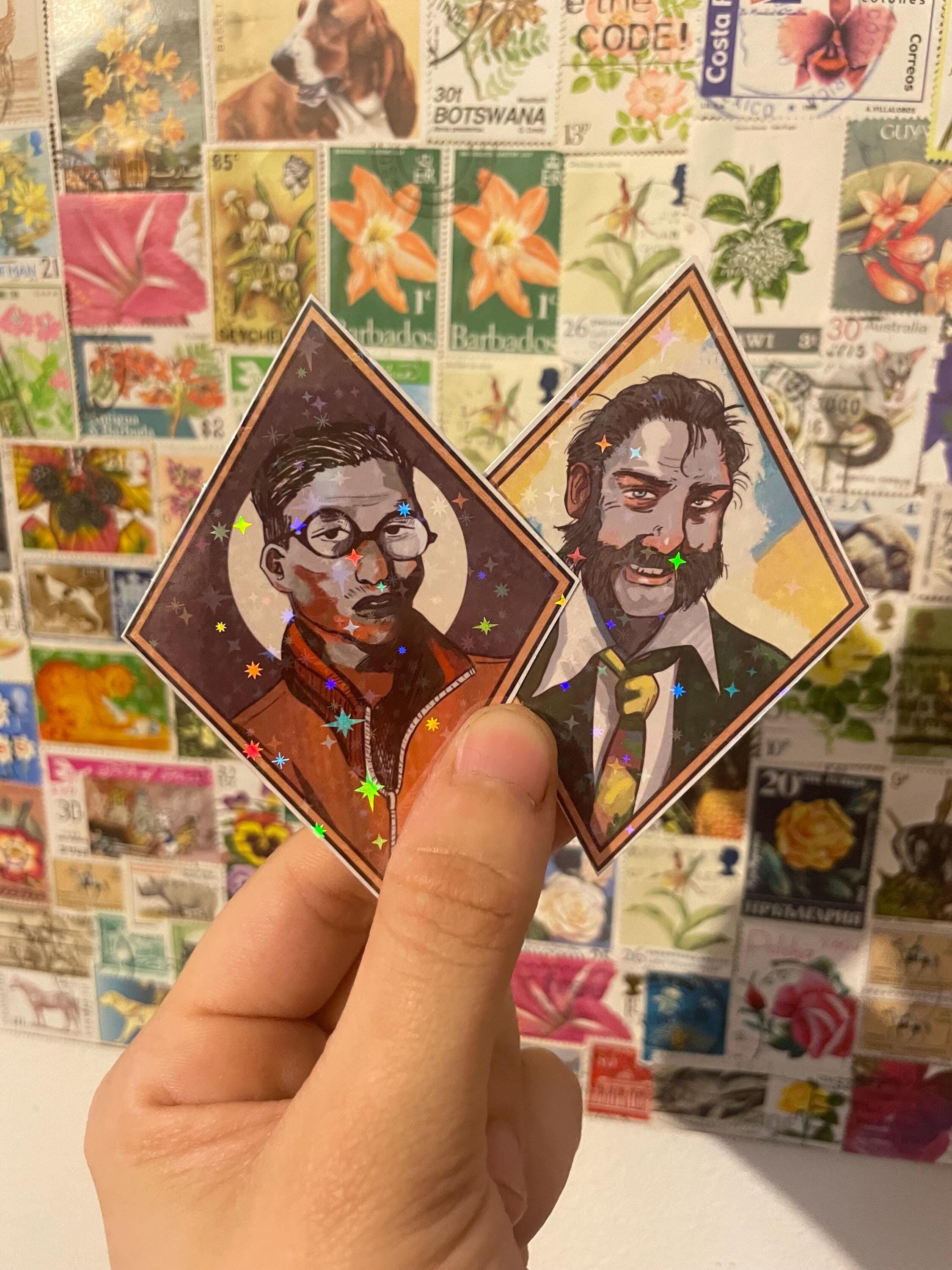 Kim and Harry Stickers