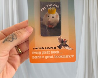Eat The Rich Rat Bookmark