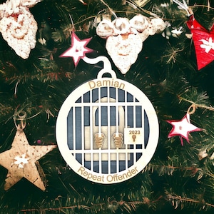 Jail  Ornament / FB Jail Ornament Personalized Gift