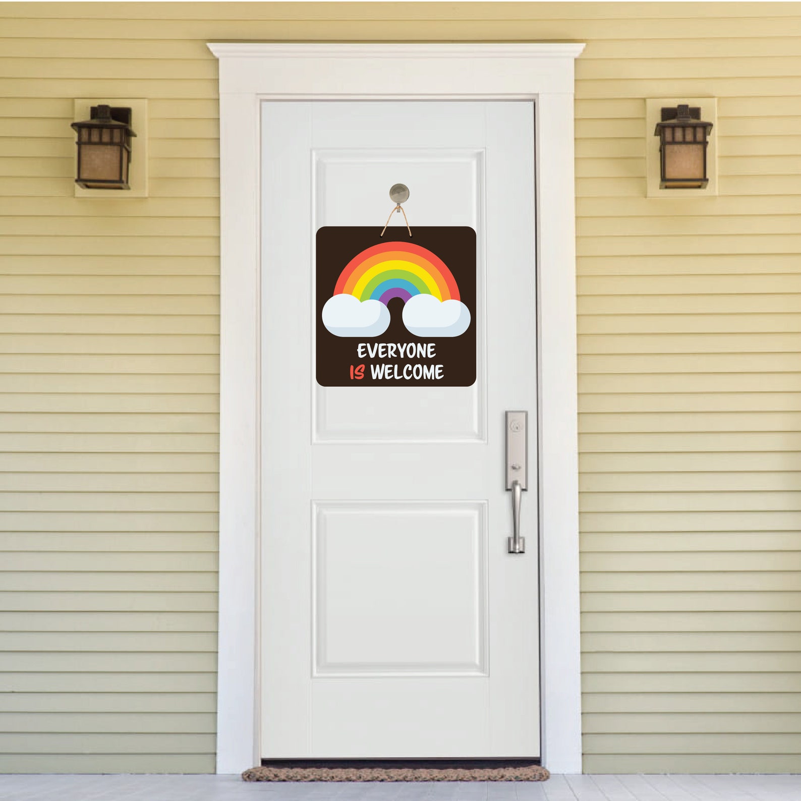 Pride Everyone is Door Hanger Etsy