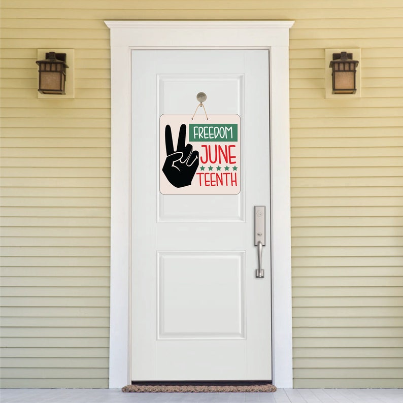 Freedom Door Hanger Etsy