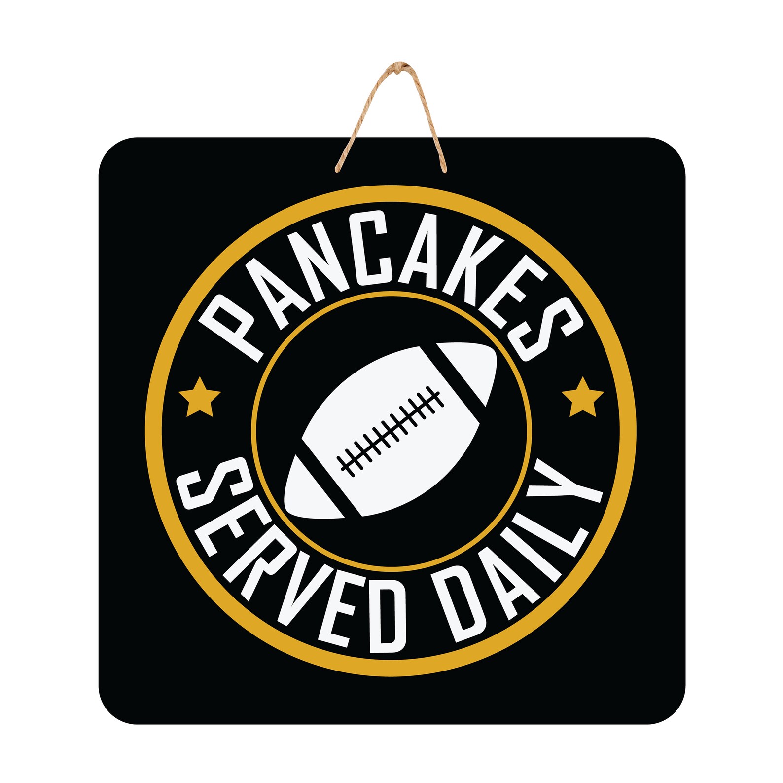 Pancakes Served Daily Football Door Hanger Etsy.de