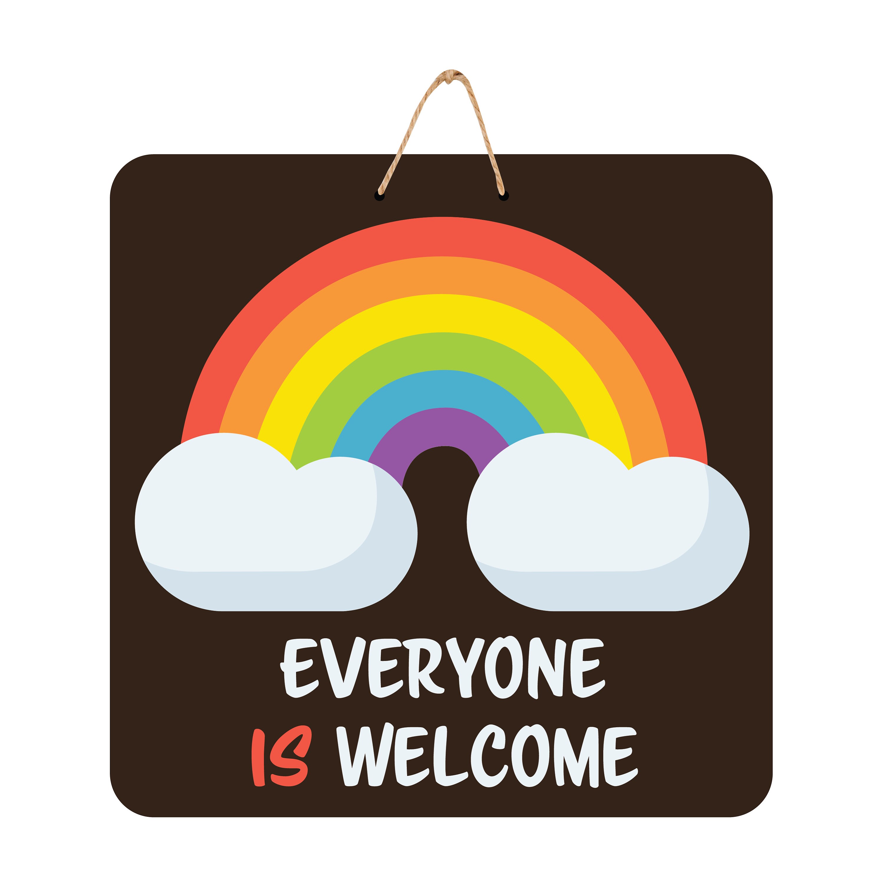 Pride Everyone is Door Hanger Etsy