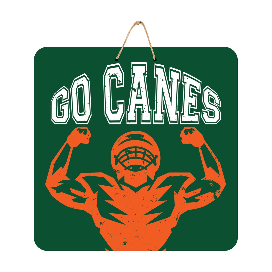 Go Canes Hockey Door Hanger Etsy