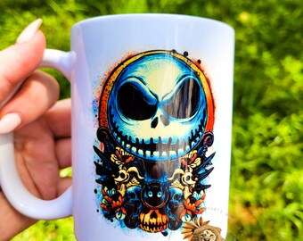 Jack Skellington Mug - Halloween Mug - Tim Burton - NBC