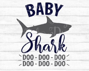 Download Baby shark doo doo svg | Etsy