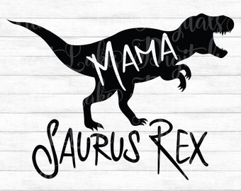 Download Mama saurus svg | Etsy