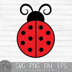 Ladybug - Instant Digital Download - svg, png, dxf, and eps files included!