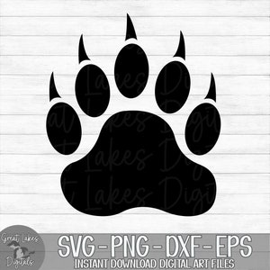 Bear Claw - Instant Digital Download - svg, png, dxf, and eps files included!