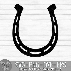 Horseshoe - Instant Digital Download - svg, png, dxf, and eps files included! Lucky, Equestrian