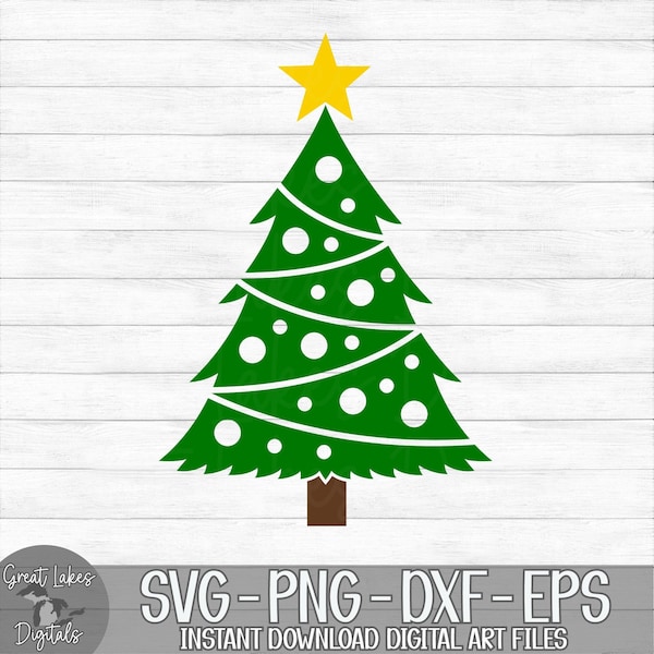 Christmas Tree Svg Files - Etsy