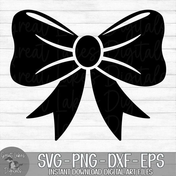 Bow - Instant Digital Download - svg, png, dxf, and eps files included!