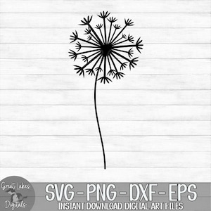 Dandelion -  Instant Digital Download - svg, png, dxf, and eps files included!