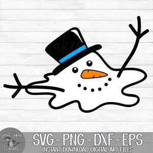 Melting Snowman SVG Cut file by Creative Fabrica Crafts · Creative Fabrica