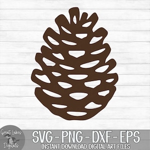 Pinecone - Instant Digital Download - svg, png, dxf, and eps files included! Christmas, Winter, Pine Tree