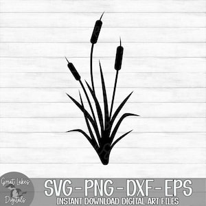 Cattail - Instant Digital Download - svg, png, dxf, and eps files included!