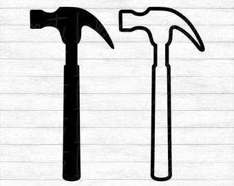 Hammer - Instant Digital Download - svg, png, dxf, and eps files included! - Bundle of 2!