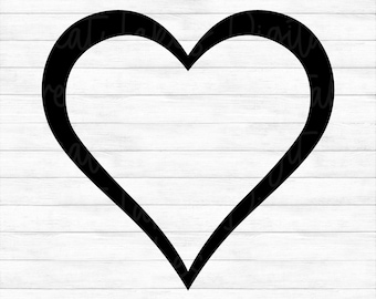 Heart - Instant Digital Download - svg, png, dxf, and eps files included!