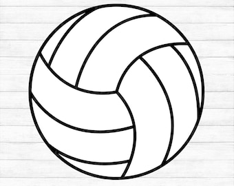 Volleyball - Instant Digital Download - svg, png, dxf, and eps files included!
