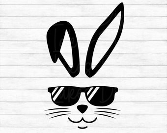 Easter Bunny Sunglasses - Easter, Boy - Instant Digital Download - svg, png, dxf, and eps files included!