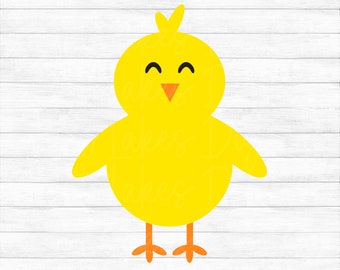 Easter Chick - Instant Digital Download - svg, png, dxf, and eps files included!
