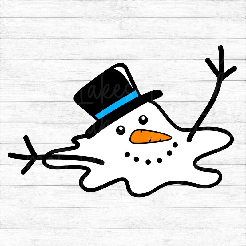 Melted Snowman Etsy