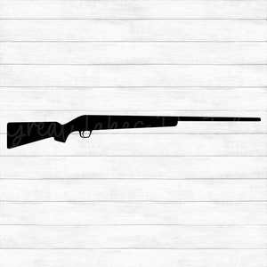 Hunting Rifle - Instant Digital Download - svg, png, dxf, and eps files included!