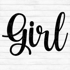 Girl - Instant Digital Download - svg, png, dxf, and eps files included!