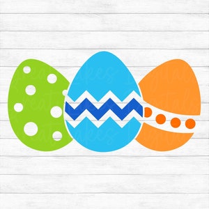 Easter Eggs - Instant Digital Download - svg, png, dxf, and eps files included!