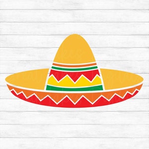 Sombrero - Cinco De Mayo - Instant Digital Download - svg, png, dxf, and eps files included!