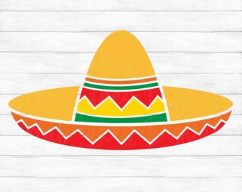Sombrero - Cinco De Mayo - Instant Digital Download - svg, png, dxf, and eps files included!