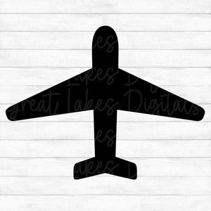 Airplane -  Instant Digital Download - svg, png, dxf, and eps files included! Travel, Vacation, Plane
