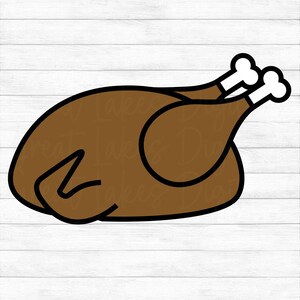 Thanksgiving Turkey - Instant Digital Download - svg, png, dxf, and eps files included! Cooked Turkey, Thanksgiving Dinner